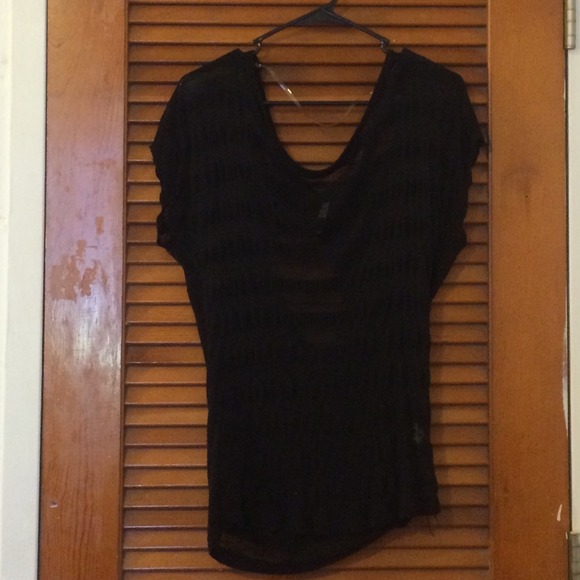 Flowy black shirt