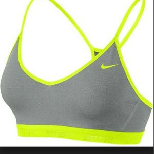 Nike women's custom logo sports bra.