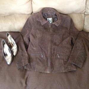 100% Genuine Brown Leather Jacket (Women's)