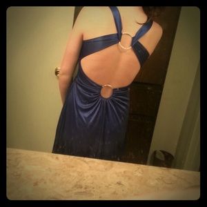 Navy blue dress