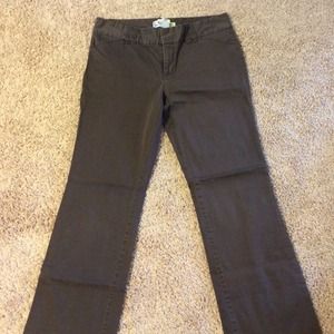 Old navy brown trouser pants