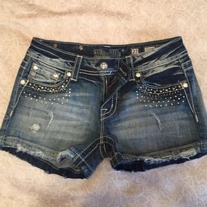 Miss Me shorts size 27