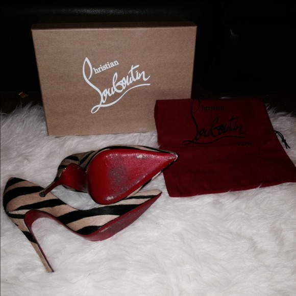 🆑CHRISTIAN LOUBOUTIN SO KATE {DUNE/PONY HAIR PUMP - Picture 4 of 4