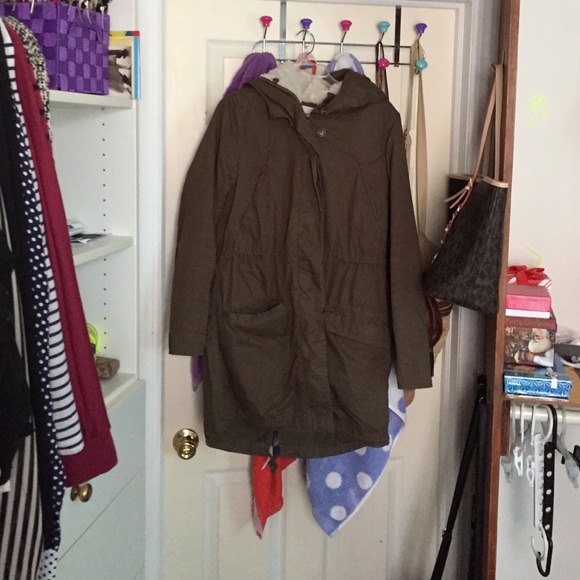 H&M green coat