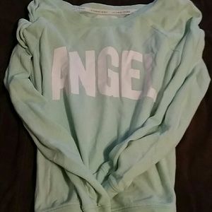 ANGEL seafoam green sweater!