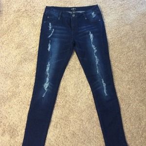 Iron fist skinny jeans