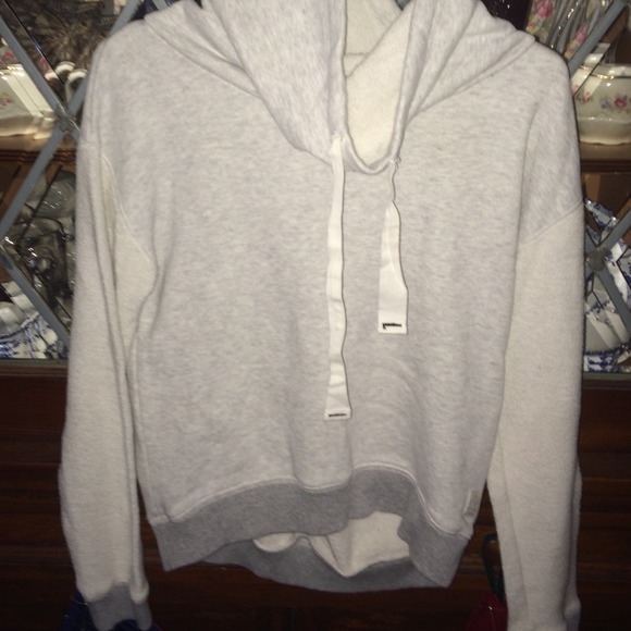 Cowl neck hoodie