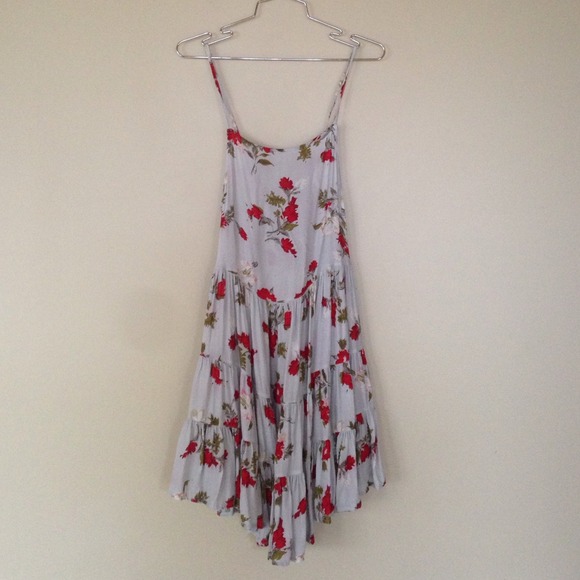 Free People Circle of Flowers Slip in Sage Print