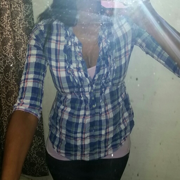 DONATED** Flannel shirt NWOT by A&F - Picture 1 of 3