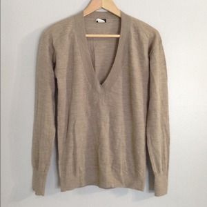 J. Crew Tan Merino Wool Sweater