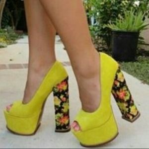 Dolce Vita suede platform heels