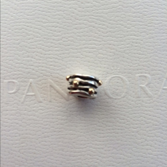 Retired pandora two toned charm