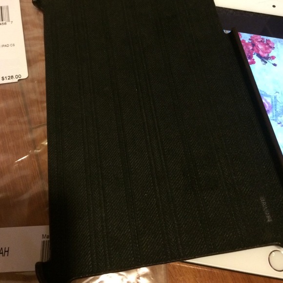 Mini iPad Case in Mahogany Leather Dark Brown. - Picture 3 of 4