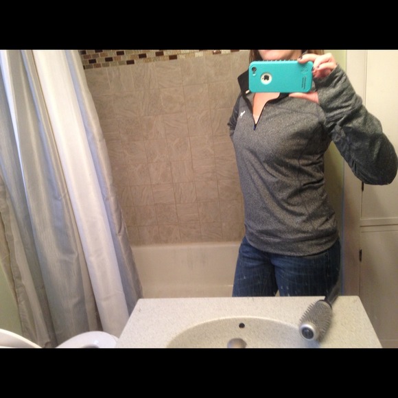 Half zip pink top brand new never worn