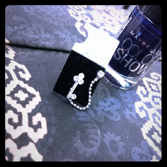 Key link double earring!