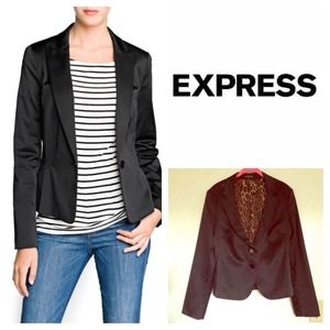 Express Satin Blazer.