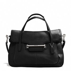Brand New Black Leather Satchel