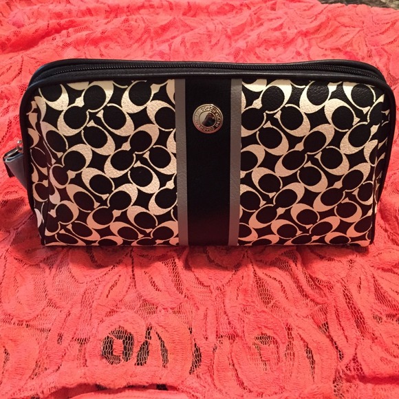 Coach makeup bag.