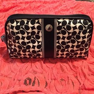 Coach makeup bag.