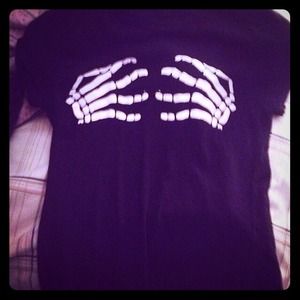 Misfits Skull Hands womens tee, size Large