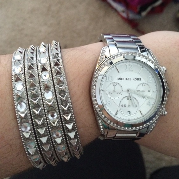 Silver Bangle Bracelets - Picture 1 of 3