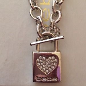 Bebe locket necklace