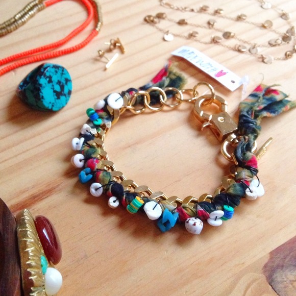 Organic Peroxide Jewelry - Organic Peroxide Handcuff TieDye Gold Bracelet