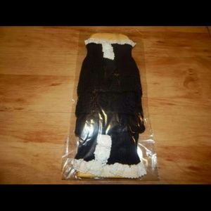 Vintage Ribbed Pattern Knitted Leg Warmers