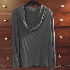 Ann Taylor long sleeve cowl neck blouse