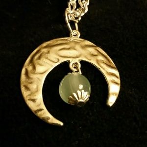 Sterling silver plated glowing charm