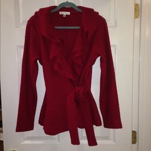 Classy Red Wool Jacket