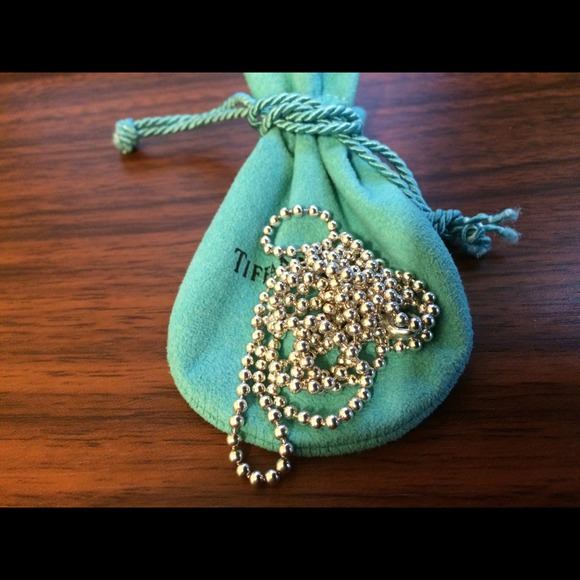 34" Tiffany & co beaded chain
