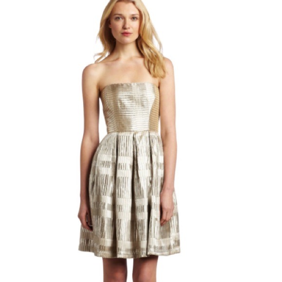 Corey Lynn Calter metallic dress