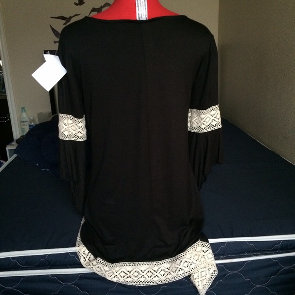 ✨ HOST PICK ✨ Black & Cream Boho Dress - Picture 7 of 8