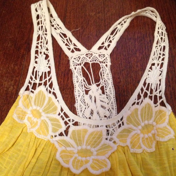 Yellow Racerback Tank
