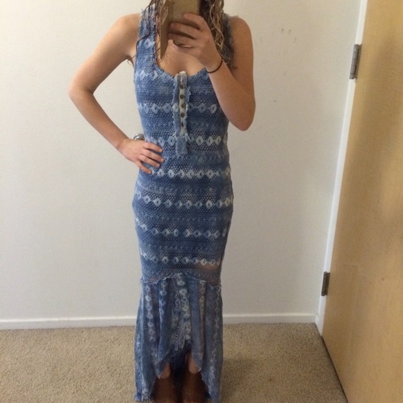 Free People Dresses & Skirts - Free people tie dye maxi dress