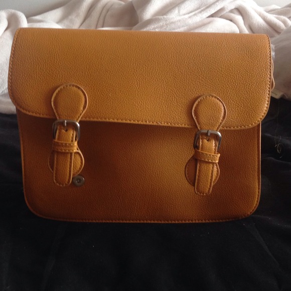 Mustard color handbag