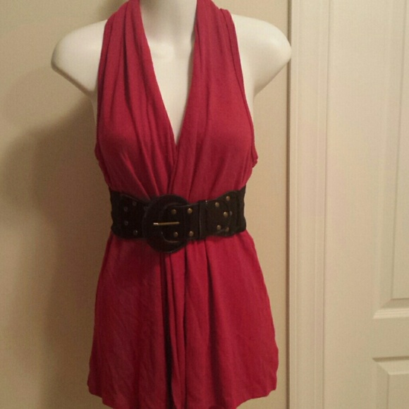 Forever 21 Tops - Red sleeveless cardigan.