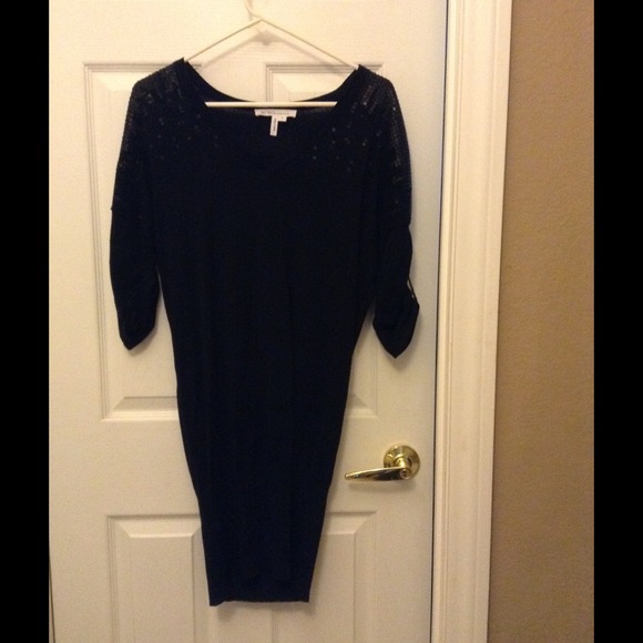 Bcbgeneration black sequin sweater dress small - Picture 3 of 3