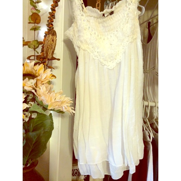 White dress