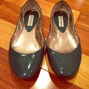 Teal Steve Madden flats