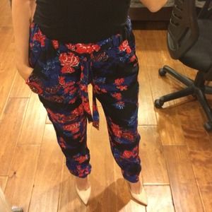 French connection floral pants