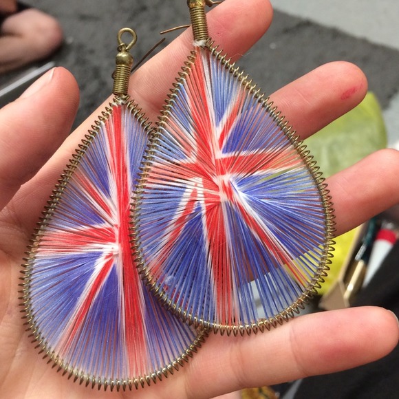 Union Jack earrings