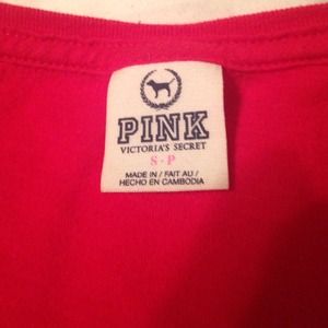 Tee Pailleté Victoria’s Secret Love Pink - Col Rond, Manches Courtes - Neuf Avec étiquettes