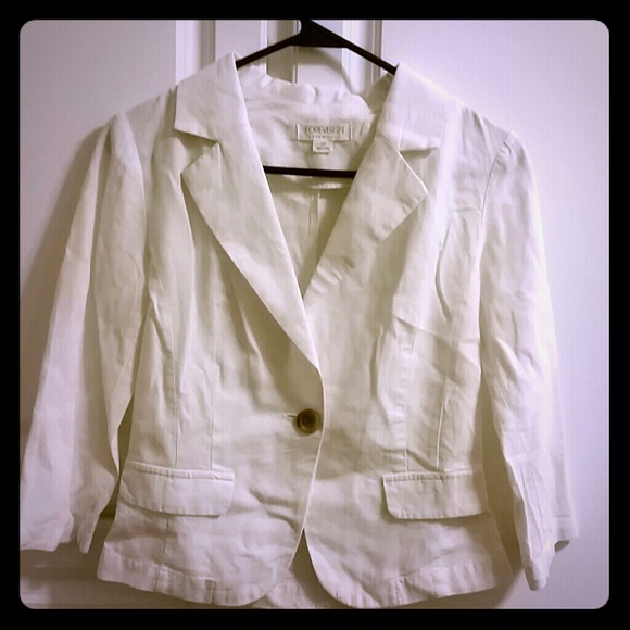 White blazer