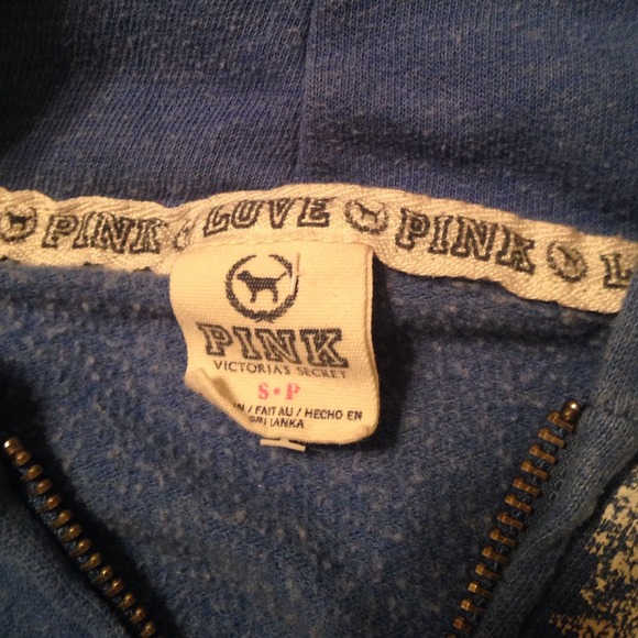 Victoria's Secret Love Pink Zip up hoodie - Picture 3 of 3