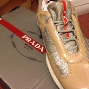 Prada vernice metal European size 38