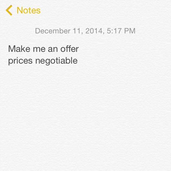 Open to trades