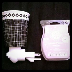 Wall plug in with smell blocks