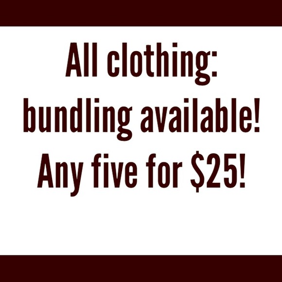 Everything! Any 5 for $25!